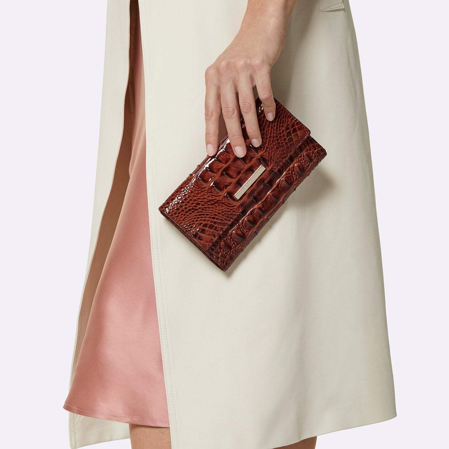 Cartera Cordelia de la colección Brahmin Melbourne, color negro