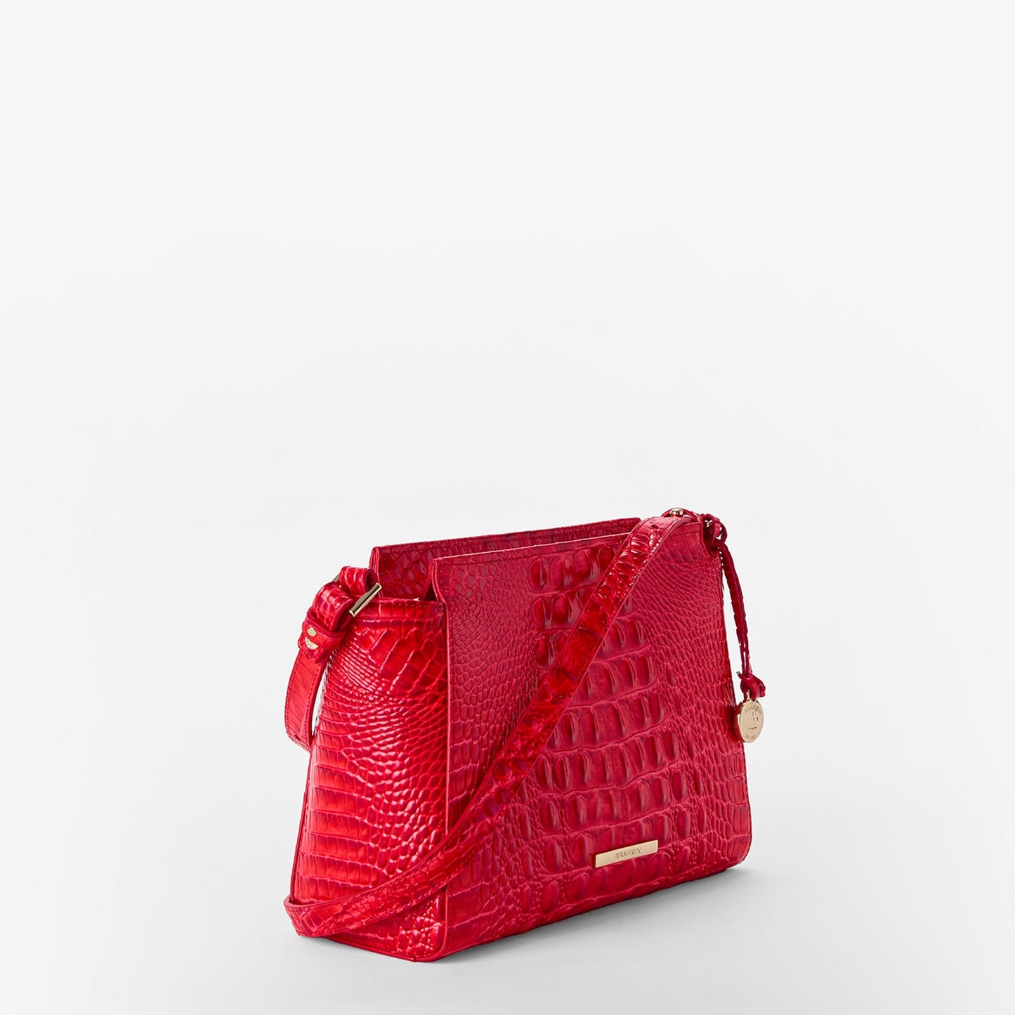 Bolso bandolera Hillary de la colección Brahmin Melbourne, color negro