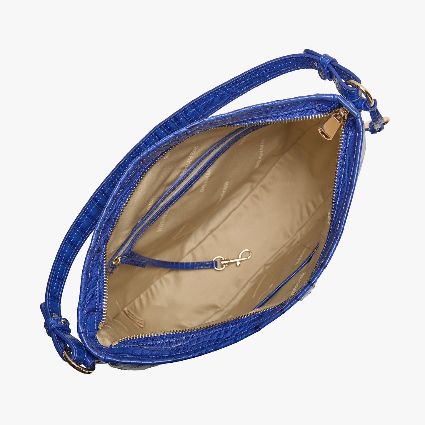 Brahmin Alden Road Collection Small Kathleen Shoulder Bag, Blue