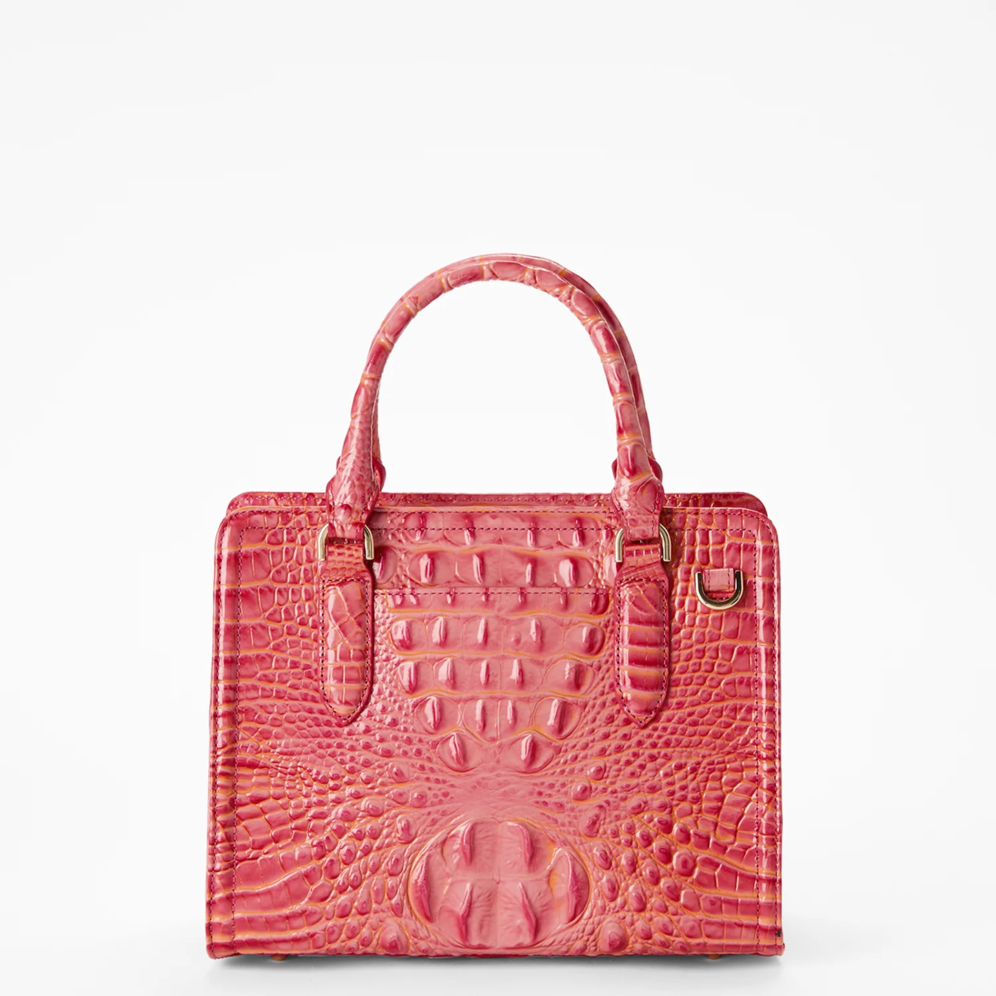 Brahmin Melbourne Collection Cami Satchel, Coral Snapdragon