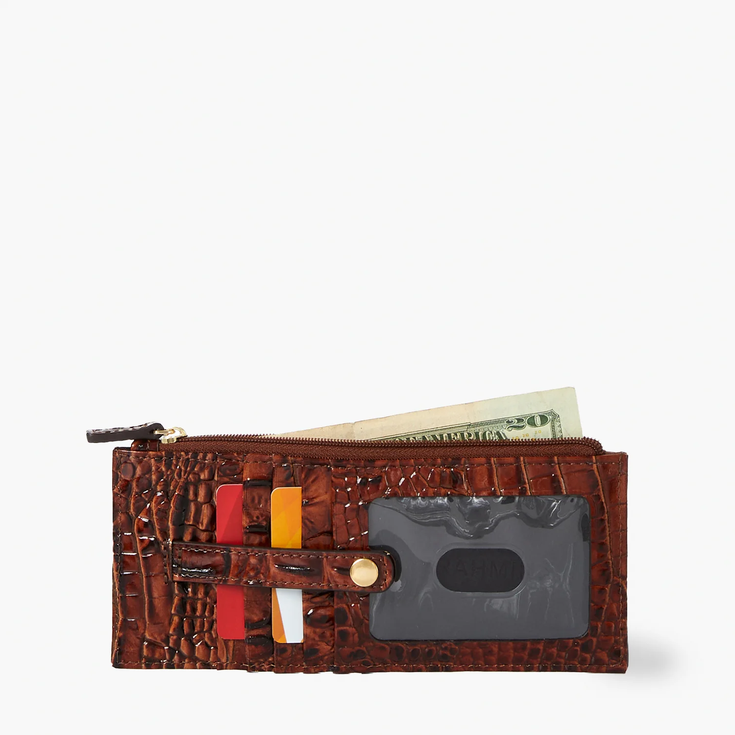 Brahmin Melbourne Collection Credit Card Wallet, Perennial