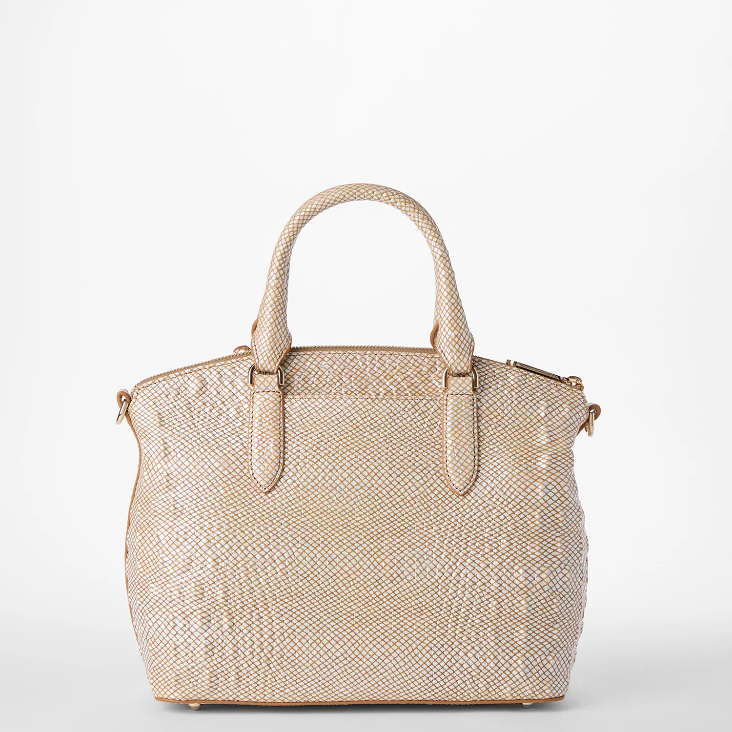 Brahmin Melbourne Collection Duxbury Satchel, Tiramisu