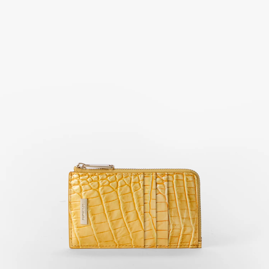 Brahmin Melbourne Collection Lennon Wallet, Lemon Drop