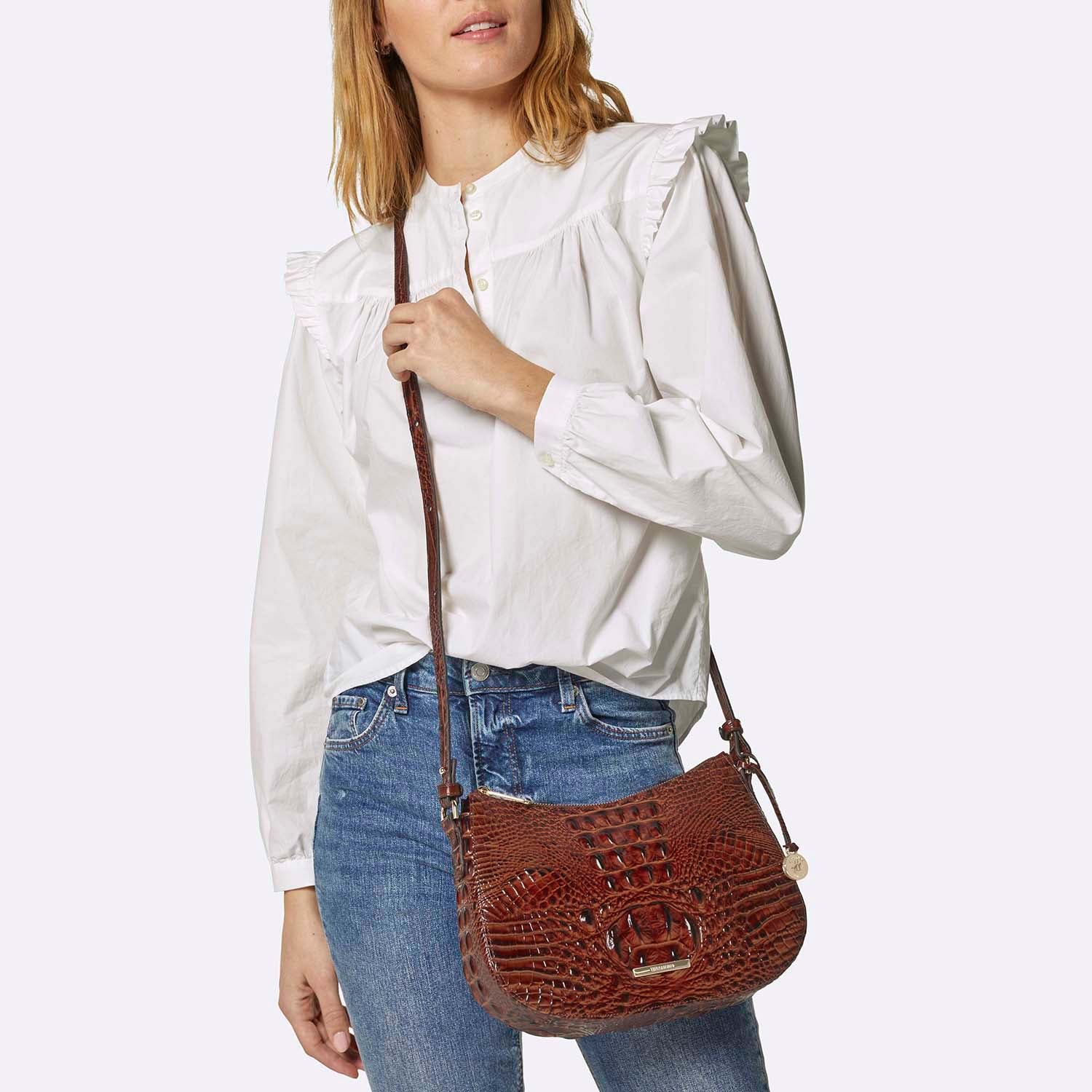 Brahmin Melbourne Collection Shayna Crossbody, Perennial