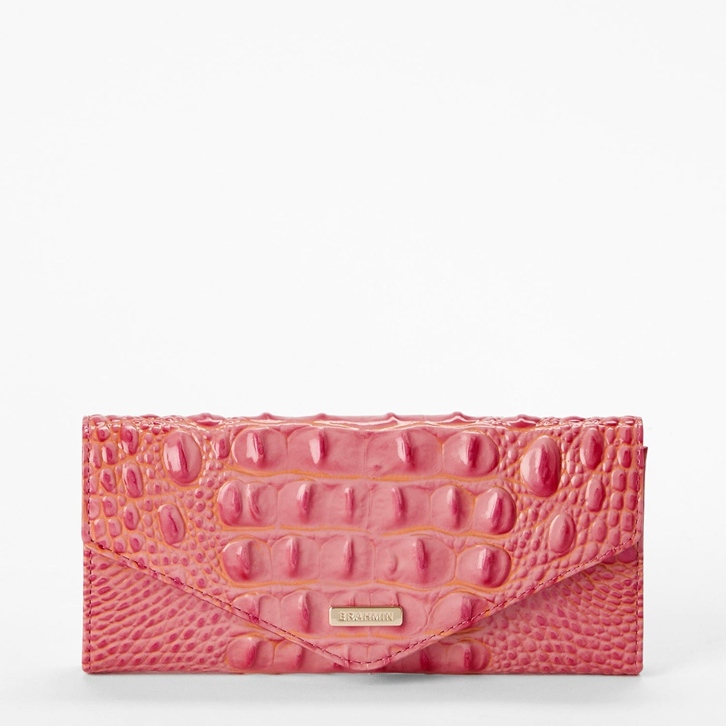 Brahmin Melbourne Collection Veronica Wallet, Coral Snapdragon