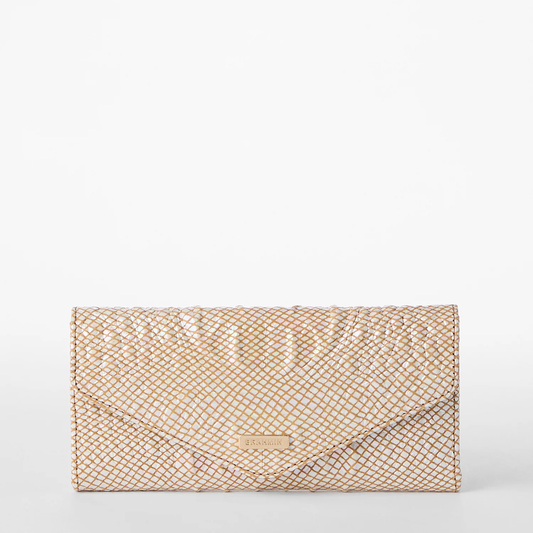 Brahmin Melbourne Collection Veronica Wallet, Tiramisu