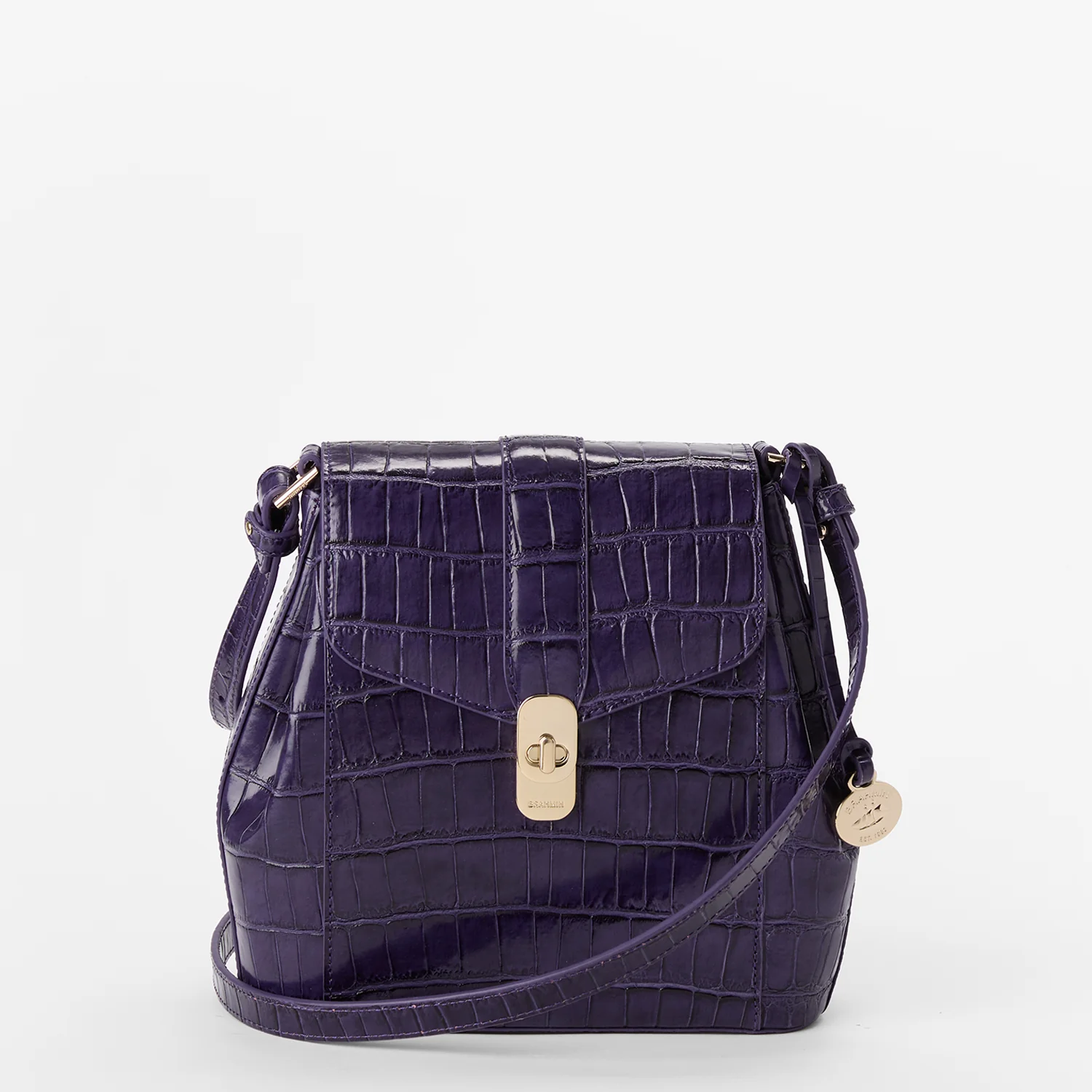 Brahmin Sirona Collection Margo Crossbody, Voltage Violet