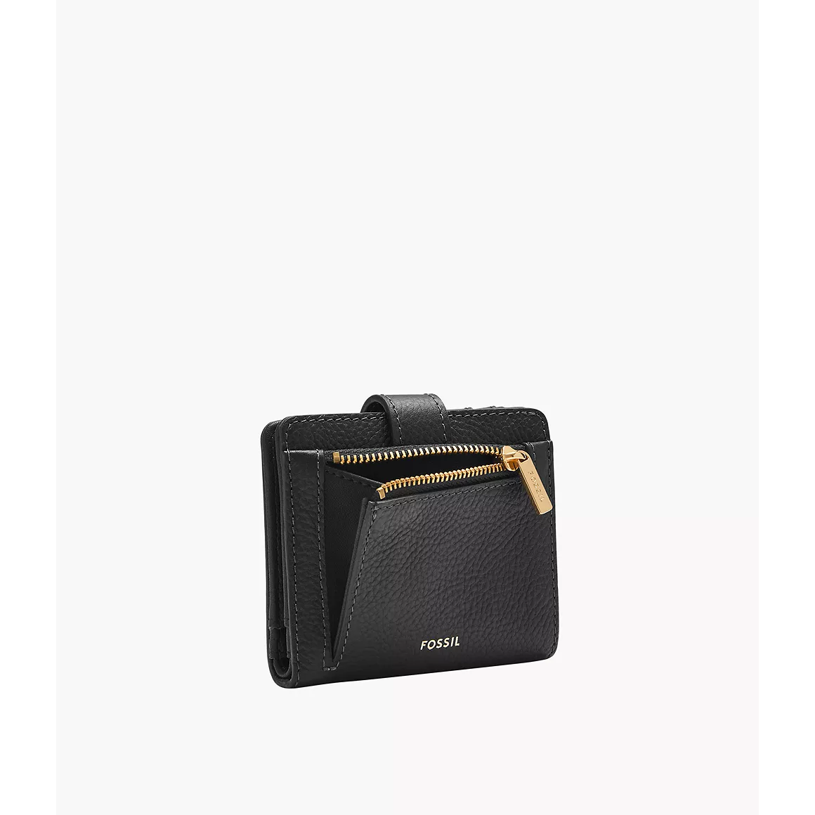 Fossil Harwell Small Tab Bifold Wallet, Black