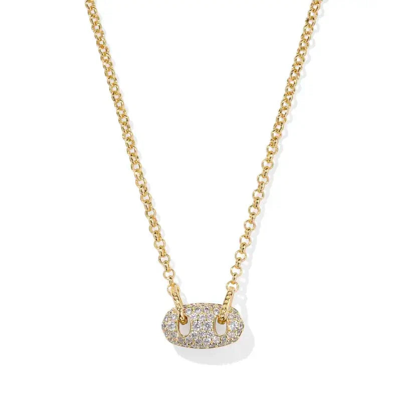 Kendra Scott Bailey Pave Pendant Necklace